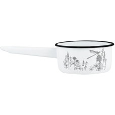 Ковш APPETITE 1с22с FLORA-2 эмал 1,0л цил без/кр