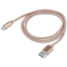 BURO Кабель Braided, micro USB (m) - USB (m), 1м, 2.4A, золотистый [bhp ret micusb-br]