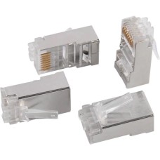 ITK Коннектор (CS3-1C5EF) FTP кат.5E RJ45 прозрачный