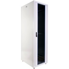ЦМО Шкаф серверный (ШТК-Э-42.8.10-44АА) напольный 42U 800x1000мм пер.дв.перфор. задн.дв.перфор. 2 бок.пан. направл.под закл.гайки 710кг серый 915мм 114кг 180град. 1987мм IP20 сталь