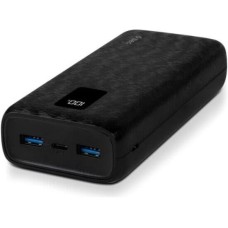 TTEC Внешний аккумулятор PowerSlim Trio LCD 20000mAh PD 22,5W Powerbank with Trio Cable. Цвет: черный
