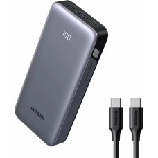 UGREEN Внешний аккумулятор PB532 (55989B) 20000mAh Two-way Fast Charging 2*USB-C&USB-A 30W Power Bank. Цвет: серый космос