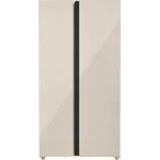 Холодильник Zugel ZRSS630C, бежевое стекло