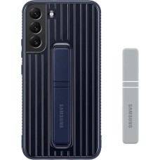 SAMSUNG Чехол (клип-кейс) Protective Standing Cover, для Galaxy S22+, противоударный, темно-синий [ef-rs906cnegru]