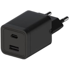MAXVI СЗУ A304, 3A, 1xUSB-A, 1xUSB-C, black