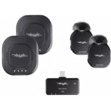 ОКТАВА Беспроводная петличная микрофонная система ЖУК-2-Ч (компл. 2 шт.) цвет: черный