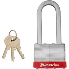 MATRIX Замок навесной, 65 мм, удлиненная дужка 91811