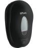 GFmark - Дозатор СЕНСОРНЫЙ, для жидкого МЫЛА , модель КОКОН с окошком, пластик АБС, ЧЁРНЫЙ, с датчиком объёма жидкости и уровня заряда батарей, 1000 мл 722