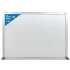 DELI Доска магнитно-маркерная E7818 лак белый 90x150см алюминиевая рама сталь
