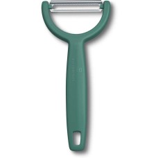 VICTORINOX Овощечистка Ypsoс лезвием двухсторон. зеленый упак.:европодвес (6.0963.4)