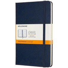 MOLESKINE Блокнот CLASSIC QP050B20 Medium 115x180мм 208стр. линейка твердая обложка синий