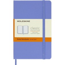 MOLESKINE Блокнот CLASSIC MM710B42 Pocket 90x140мм 192стр. линейка твердая обложка голубая гортензия