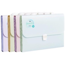 DELI Папка-портфель Colorful EF614 13 отдел. A4 полипропилен ассорти
