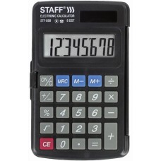 STAFF Калькулятор STF-899, 8-разрядный, черный