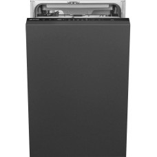 SMEG Встраиваемая посудомоечная машина ST4523IN, узкая, ширина 44.6см, полновстраиваемая, загрузка 10 комплектов