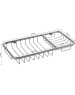 Аксессуары для ванной комнаты и туалета САНАКС 1221 Мыльница решетка большая двухсекционная нержавейка хромированная (2)