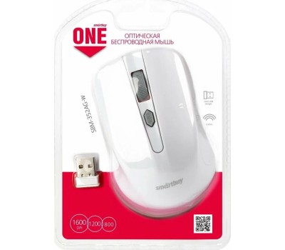 мышь проводная оптическая SMARTBUY (SBM-352-WK) белый