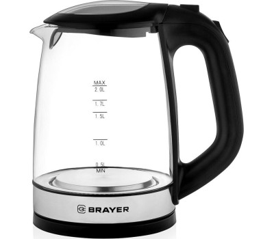 Чайник BRAYER BR1040BK стекло