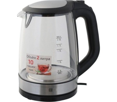 Чайник BRAYER BR1040BK стекло