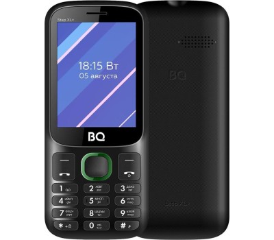 Телефон мобильный BQ 2820 Step XL+ Black/Green
