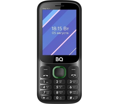 Телефон мобильный BQ 2820 Step XL+ Black/Green