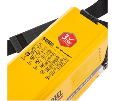 Сварочное оборудование DENZEL Аппарат инвертор. дуговой сварки DS-180 Compact, 180 А, ПВ 70%, диам.эл. 1,6-4 мм 94372