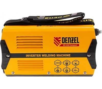 Сварочное оборудование DENZEL Аппарат инвертор. дуговой сварки DS-180 Compact, 180 А, ПВ 70%, диам.эл. 1,6-4 мм 94372