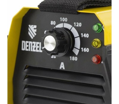 Сварочное оборудование DENZEL Аппарат инвертор. дуговой сварки DS-180 Compact, 180 А, ПВ 70%, диам.эл. 1,6-4 мм 94372