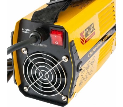 Сварочное оборудование DENZEL Аппарат инвертор. дуговой сварки DS-180 Compact, 180 А, ПВ 70%, диам.эл. 1,6-4 мм 94372