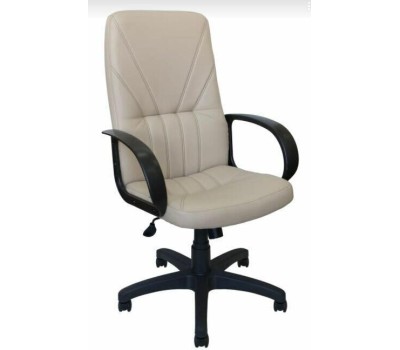 Кресло компьютерное ЯРКРЕСЛА Кр37 ТГ ПЛАСТ ЭКО5 (экокожа белая)