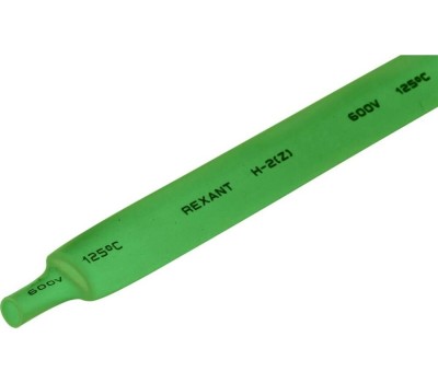 REXANT (21-2003) ТУТ 12,0/6,0 ММ, УПАКОВКА 50 ШТ. ПО 1 М, ЗЕЛЕНАЯ