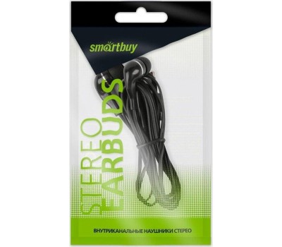 Внутриканальные наушники SMARTBUY (SBE-011K) A4 черные (коробка)