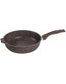 Сковорода МЕЧТА С28902 Premium (mokko) 28см с несъемн. ручкой и стекл. Крышкой