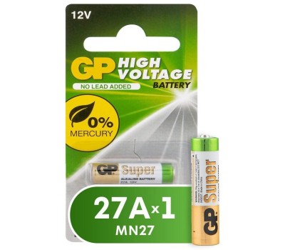 GP Батарея Super Alkaline 27AF MN27 (27A)