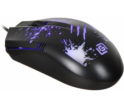 OKLICK Мышь Оклик 399M STIGMA черный оптическая (1200dpi) USB для ноутбука (3but)