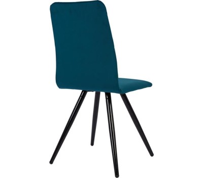 Стул обеденный POLINI Home Rio SM, темно-бирюзовый - черный (2 кор.)