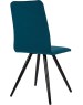 Стул обеденный POLINI Home Rio SM, темно-бирюзовый - черный (2 кор.)