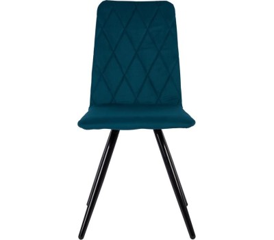 Стул обеденный POLINI Home Rio SM, темно-бирюзовый - черный (2 кор.)