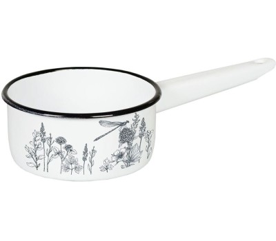 Ковш APPETITE 1с22с FLORA-2 эмал 1,0л цил без/кр