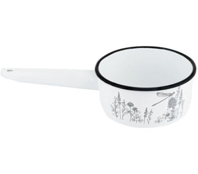 Ковш APPETITE 1с22с FLORA-2 эмал 1,0л цил без/кр