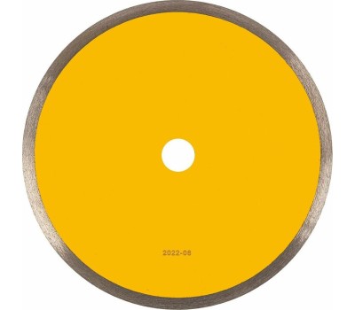 Алмазный диск DENZEL Диск алмазный сплошной, супертонкий, 250 х 25,4 мм, горячее прессование, мокрое резание 73160