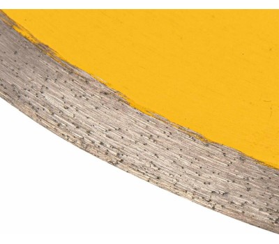 Алмазный диск DENZEL Диск алмазный сплошной, супертонкий, 250 х 25,4 мм, горячее прессование, мокрое резание 73160