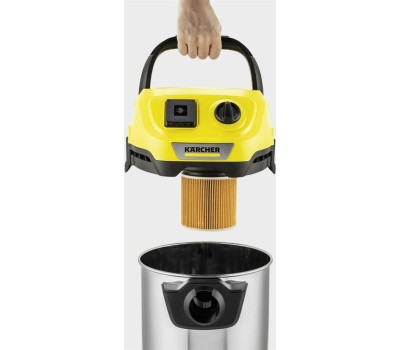 Строительный пылесос Karcher WD 3 P S V-17/4/20, желтый [1.628-190.0]