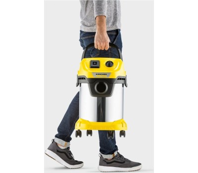 Строительный пылесос Karcher WD 3 P S V-17/4/20, желтый [1.628-190.0]