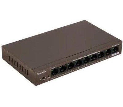 Коммутатор TENDA TEF1109P-8-63W серый