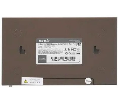 Коммутатор TENDA TEF1109P-8-63W серый