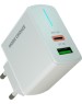 СЗУ MORE CHOICE (4620202551252) NC61a White - 1USB+1USB-C 3.0A PD 20W+QC3.0 быстрая зарядка для Type-C