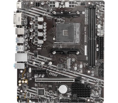 Материнская плата MSI Материнская плата B550M-A PRO Soc-AM4 AMD B550 2xDDR4 mATX AC`97 8ch(7.1) GbLAN RAID+DVI+HDMI