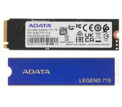 Накопитель SSD ADATA Накопитель SSD M.2 2280 1TB ALEG-710-1TCS