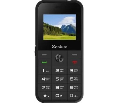 Телефон мобильный XENIUM X718 Black